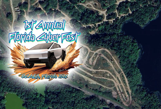 Cybertruck Rally Points for 09/21 Florida Cyber Fest OFF ROAD + World Record Light Show