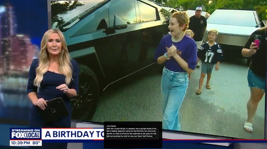 Fox 13: Team Aubrey's Cybertruck Dance Party Lifts Spirits Amid Cancer Battle