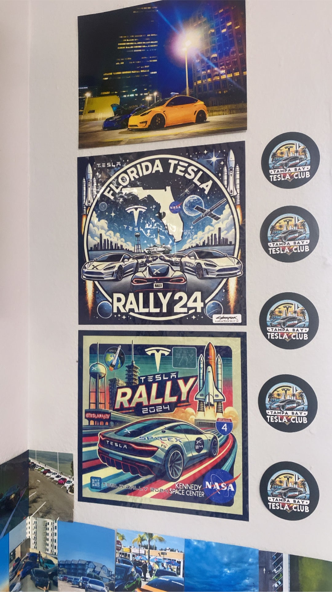 Backroads Tesla Rally 2025 SPRING SUNSET EDITION Pack & Position #