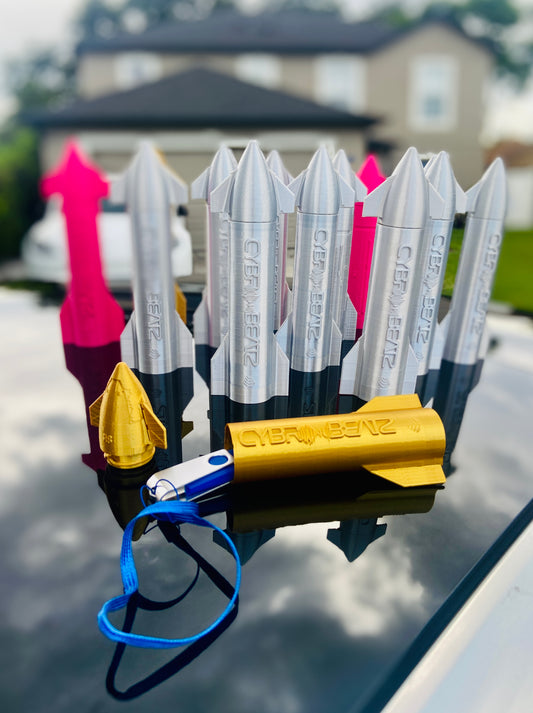 CYBRBEATZ™ USB Tesla Light Show Pack + Free Starship Carrying Case